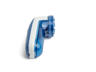 Machine for cutting granules and removing lint from fabric. A special device for removing lint and...