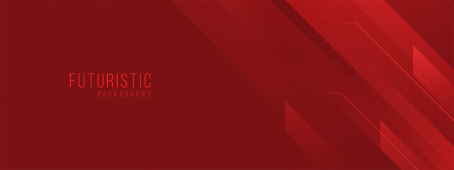 abstract red maroon banner background with diagonal stripes and shape. vector illustration