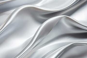 Close up of abstract modern background featuring double aluminum silver paper. High quality, big size print. Generative AI