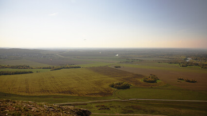 View from Mount Toratau. Ufa. Sterlitamak. Bashkortostan.