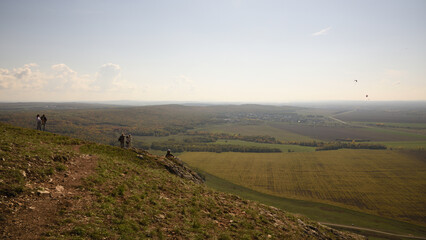 View from Mount Toratau. Ufa. Sterlitamak. Bashkortostan.