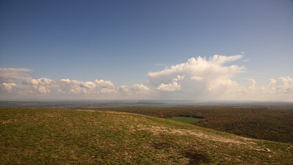 View from Mount Toratau. Ufa. Sterlitamak. Bashkortostan.