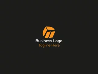 Tischdecke letter minimal business logo design © designerjunaed