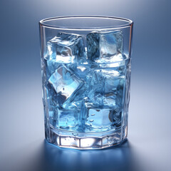 glass with ice