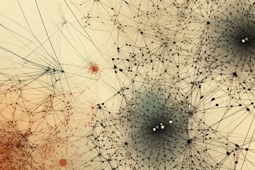 an intricate network of interconnected lines and shapes. Generative AI