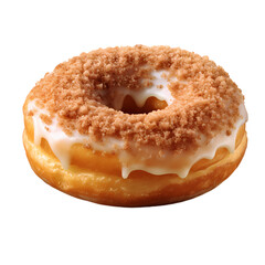 Donuts isolated on transparent background