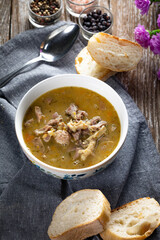 Hot tripe from chicken stomachs.