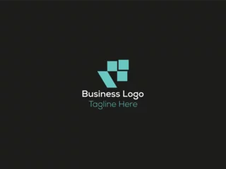 Plexiglas foto achterwand minimal business creative logo design © designerjunaed