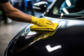Automobile vehicle hand auto car cleaning service