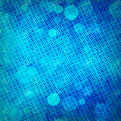 Blue bokeh background banner, with copy space for text or your images