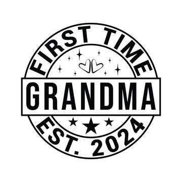 first time grandma est. 2024