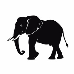 elephant silhouette vector