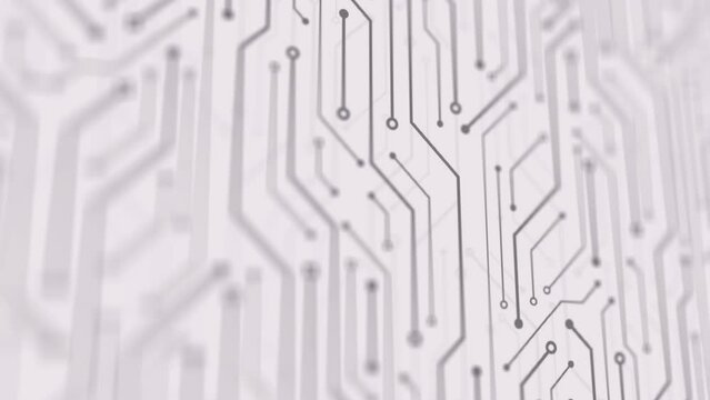 Circuit board drawing background animation 