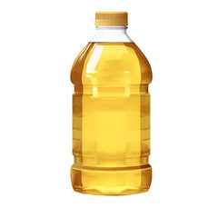 Food oil isolated on transparent background
