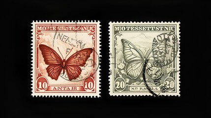 Obraz premium Stamp Vintage Postage