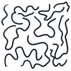 Ink Scribble Doodles Abstract Background