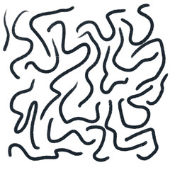 Ink Scribble Doodles Abstract Background