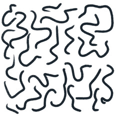 Ink Scribble Doodles Abstract Background