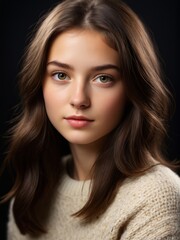 Naklejka premium portrait of a woman