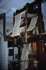 Punched cards for automated Jaquard loom