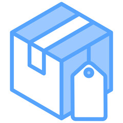 Labeling Blue Icon
