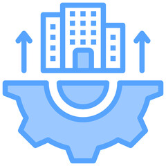 Organic Growth Blue Icon
