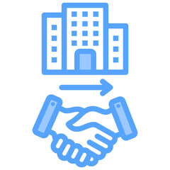 Acquisition Blue Icon