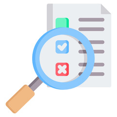 Data Correction Flat Icon