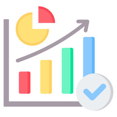 Inferential Statistic Flat Icon