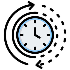 Future Outline Color Icon