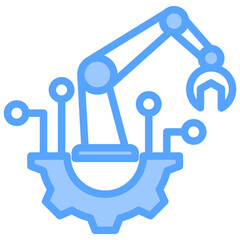 Robotic Blue Icon