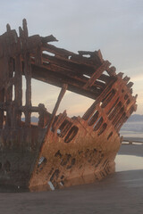 shipwreck in the sea