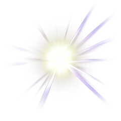 glowing light burst explosion