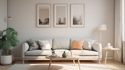 A modern minimalist home interior design