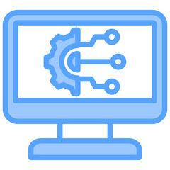 Software Blue Icon