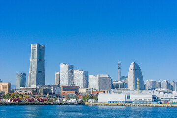 横浜　みなとみらい　都市風景