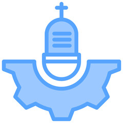 Industry Fatalities Blue Icon