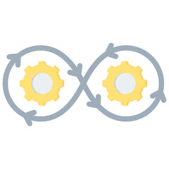 Devops Flat Icon