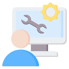 Software Engineer Flat Icon