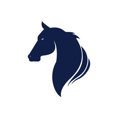 Abstract horse logo symbol design illustration vector