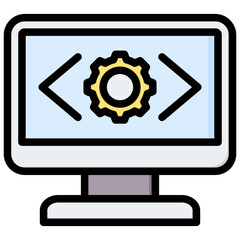 Codebase Outline Color Icon