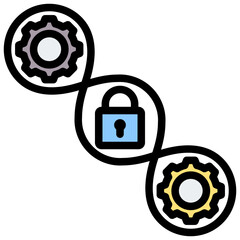 Devsecops Outline Color Icon