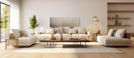 Scandinavian style a modern living room interior