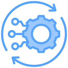 Operations Blue Icon