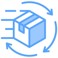 Continuous Delivery Blue Icon