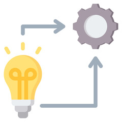 Implementation Flat Icon