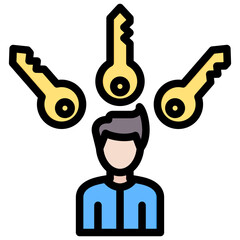 Opportunity Outline Color Icon