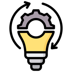 Modular Innovation Outline Color Icon