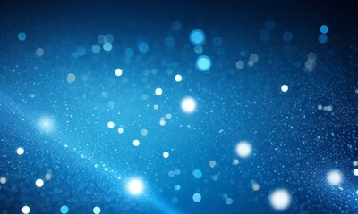 Fototapeta premium Abstract bokeh background with glow particles