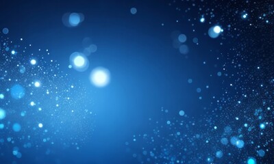 Fototapeta premium Abstract bokeh background with glow particles